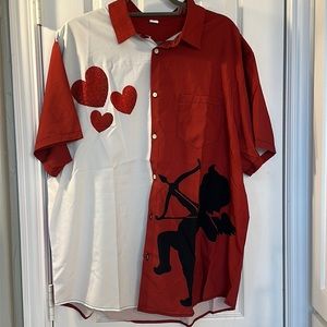 Men’s Valentines Day Shirt XXL 2XL NWOT